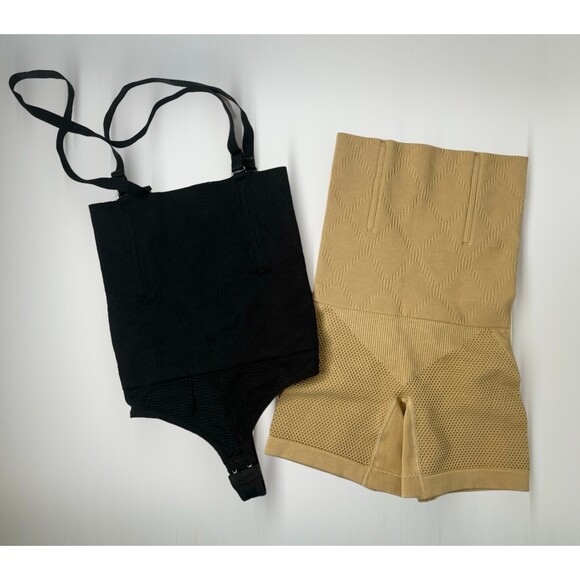 New Bundle Womens Slimming High Waisted Shapewear Shorts/Thong Size XS #382 - Picture 2 of 12